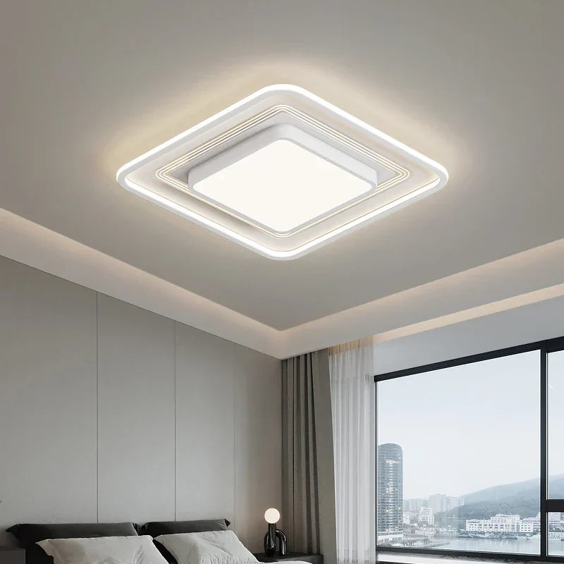 LED Ceiling Light with Remote Dimming for Modern Nordic Home Decor
