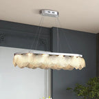 Modern Chrome Steel Ceiling Chandelier: Stylish LED Ceiling Lights for Living Room Décor