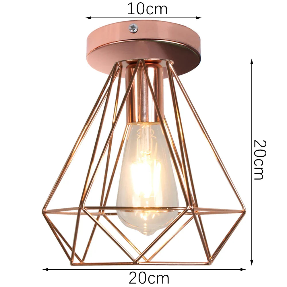 Vintage Industrial Ceiling Light Shade for Modern Kitchen Living Room Decor