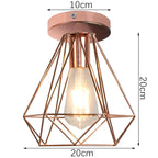 Vintage Industrial Ceiling Light Shade for Modern Kitchen Living Room Decor