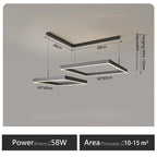 Modern LED Chandelier for Home Interior Decor Bedroom Living Room Lighting