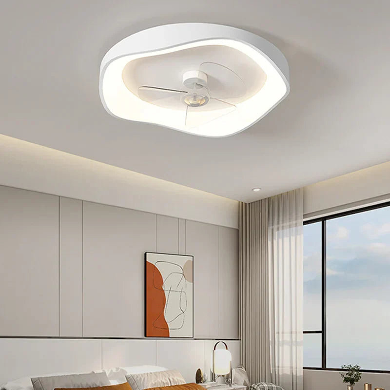 Modern Fan Chandelier LED Ceiling Light with Remote Control - Bedroom Kitchen Lighting