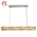 Crystal Dining Table Pendant Lamp: Elegant Led Decoration for Kitchen Island, Restaurant, Living Room