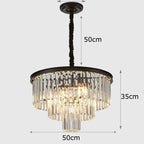 Crystal Chandelier Stair Pendant Light Interior Lighting for Modern Home Decor
