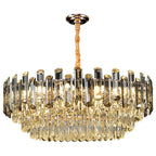 Luxury Crystal Chandelier: Modern Living Room & Dining Room LED Lighting