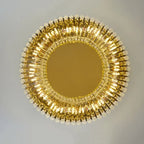 Crystal Ring LED Ceiling Lamp: Modern Luxury for Home Décor