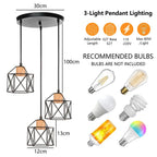 Wood LED Pendant Chandelier: Modern Nordic Home Decor Hanging Light for Kitchen, Living, Dining Room