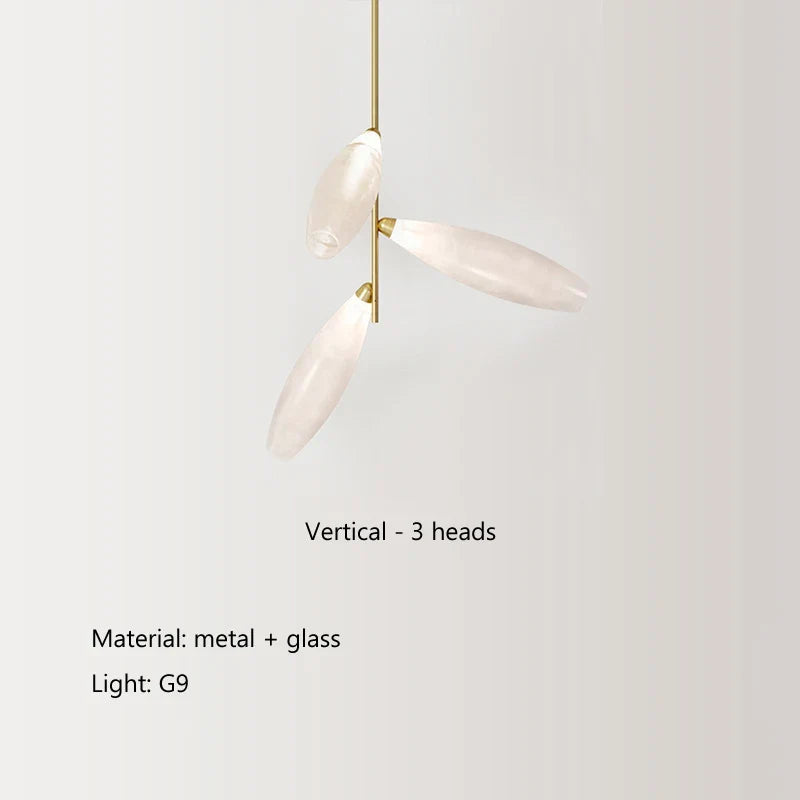Elegant Glass LED Pendant Light for Living, Dining, Bedroom, Bar - Nordic Minimalist Design