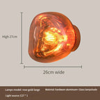Glass LED Wall Lamp: Modern Lighting for Living Room, Hallway, Bedroom & Decor
