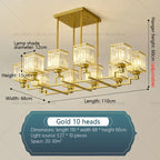 Crystal Chandelier: Modern, Luxe, & Chic for Living Room, Bedroom, Restaurant & Villa