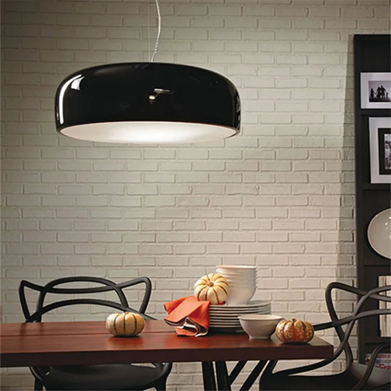 Smithfield Pendant Lamp - Black & White Designer Italian Light