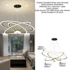 Modern Nordic Indoor LED Starry Sky Ceiling Chandelier