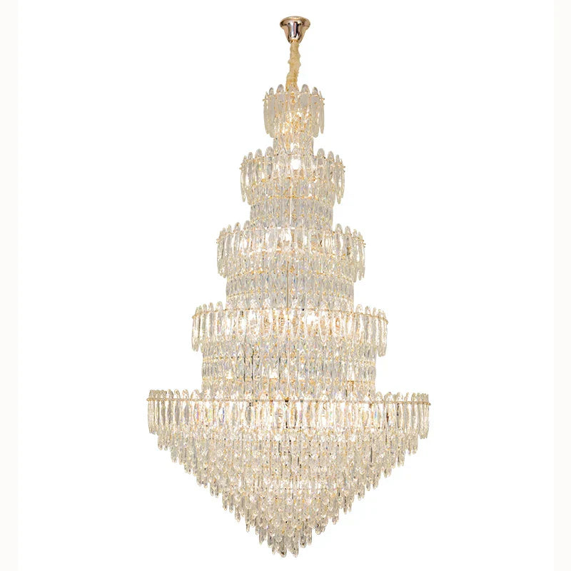 Luxury Crystal Chandelier: Modern European Style Main Dining Room & Living Room Lighting