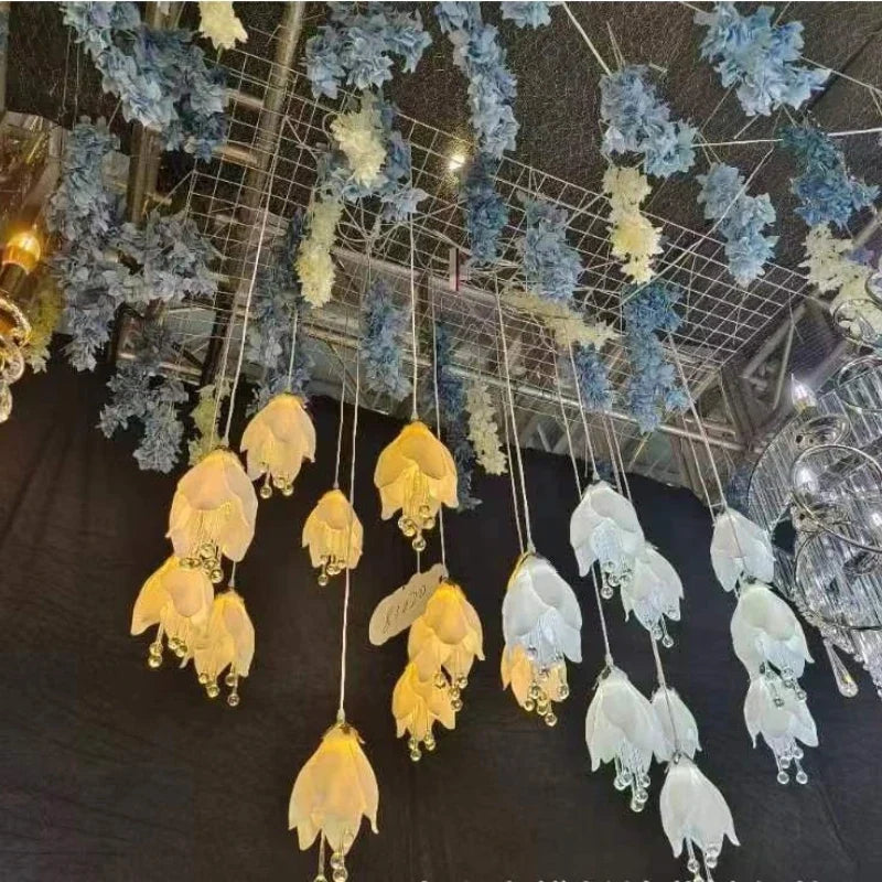 LED Ceiling Chandelier for Wedding, Christmas, Party Decor & Stage Lighting