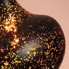 Etched Wrought Iron Chandelier, Industrial Style LED Lighting Fixture