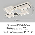 Modern LED Chandeliers Ceiling Lights Living Dining Bedroom Indoor Lighting