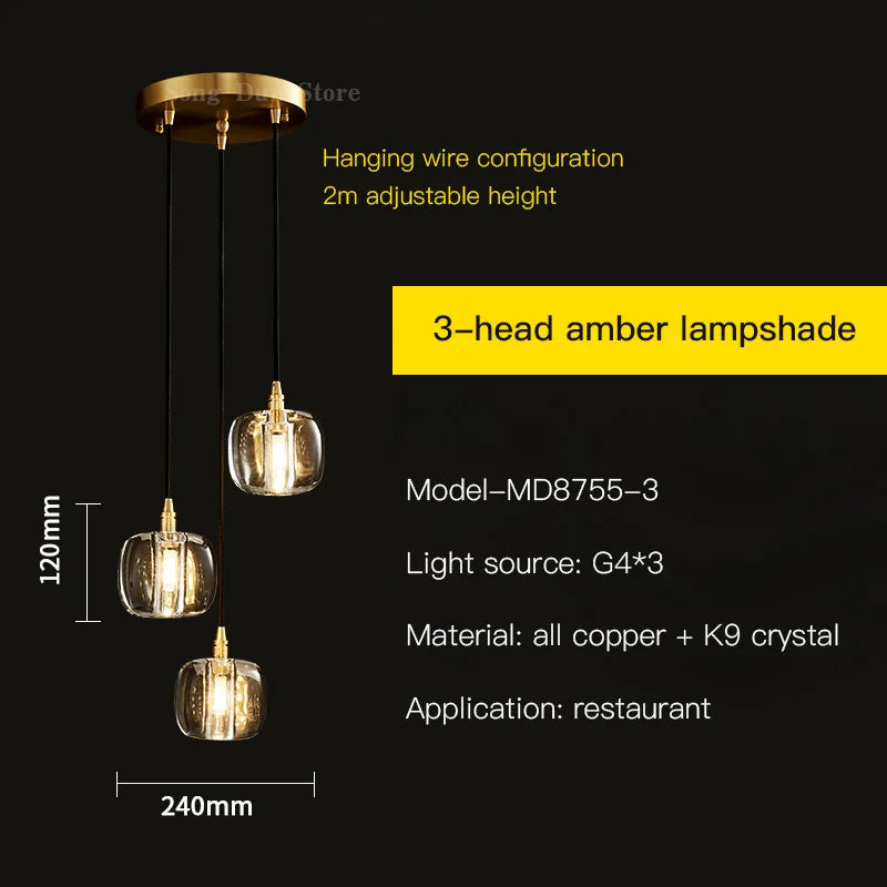 Elegant Rotating Staircase Pendant Lamp with Double Hollow Design