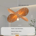 Hemp Pendant Lights: Wabi Sabi LED Indoor Lighting Fixtures