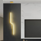 Modern LED Pendant Lamp for Bedroom Living Room Restaurant in Gold or Black