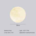 Nordic Moon LED Floor Lamp for Home Decoration and Bedroom Lighting