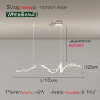 Nordic Style Chandelier Modern Dining Room Strip Lamps