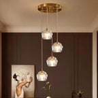 Nordic Spiral Chandelier Light for Dining Room with Modern Design