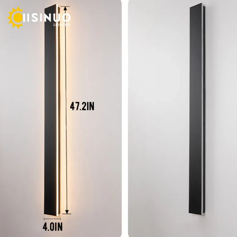 Outdoor Black Wall Sconce with Dimmer Switch for Bright Garden Lighting