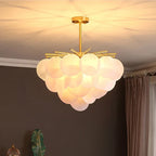 Shell Shape Glass Chandelier Ceiling Lamp - Modern Nordic Style Pendant Light