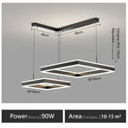 Modern LED Chandelier for Home Interior Decor Bedroom Living Room Lighting