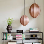 Danish Pendant Light Minimalist Lantern Ufo Lampshade Rustic Fabric Lamp