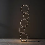 Modern LED Ring Floor Lamp for Home Living Room Decor