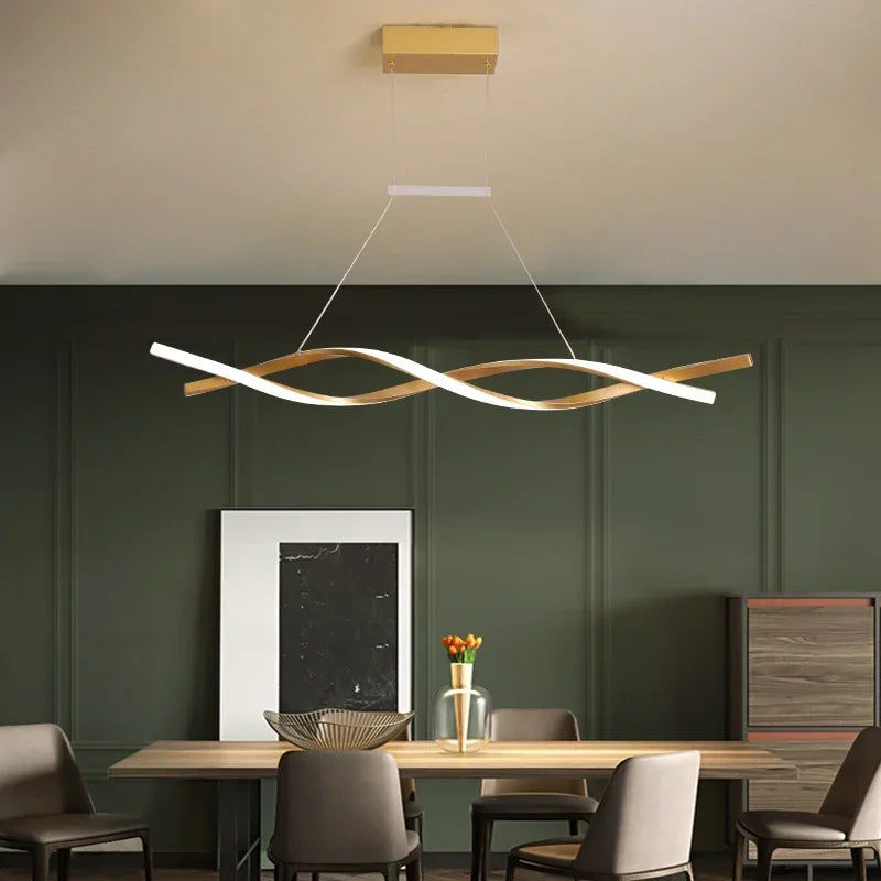 Modern Dimmable LED Pendant Lights for Kitchen Island Dining Chandelier