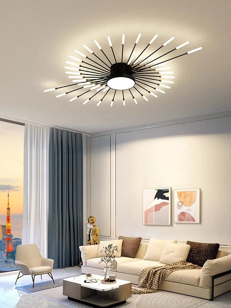 Modern LED Ceiling Chandelier for Home Lighting and Bedroom Luster
