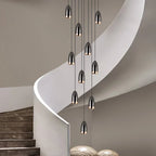 Modern LED Mini Chandelier for Penthouse Villa Kitchen Living Room & Staircase