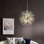 Modern Crystal Dandelion Chandelier Pendant Lamp for Stylish Home Decor