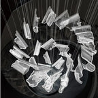 Modern Acrylic Leaf Dimmable LED Chandelier for Luxury Home Decor