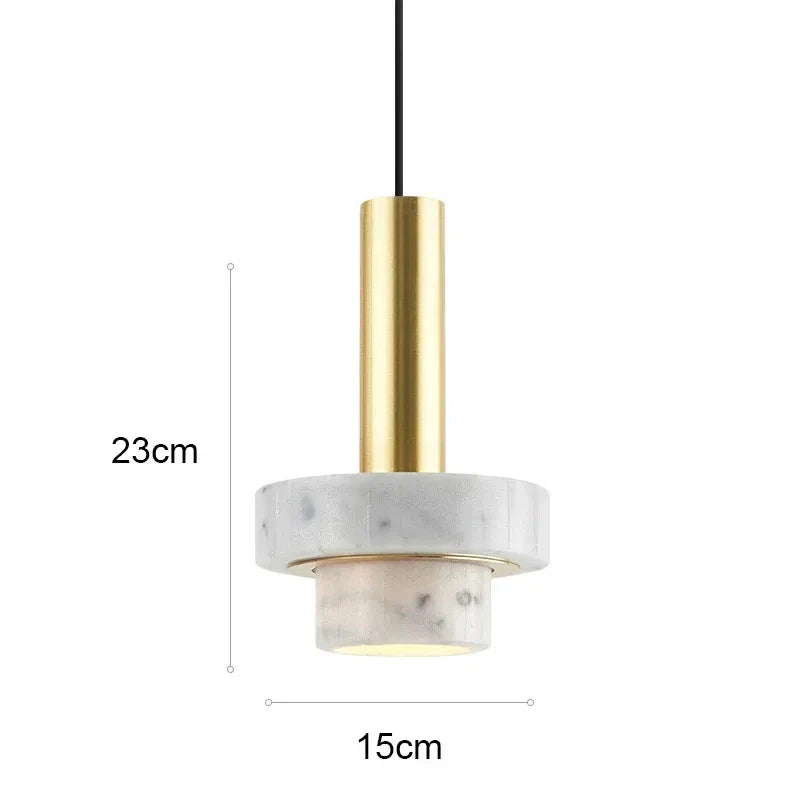 Modern Marble Pendant Light for Living Room & Restaurant Decor