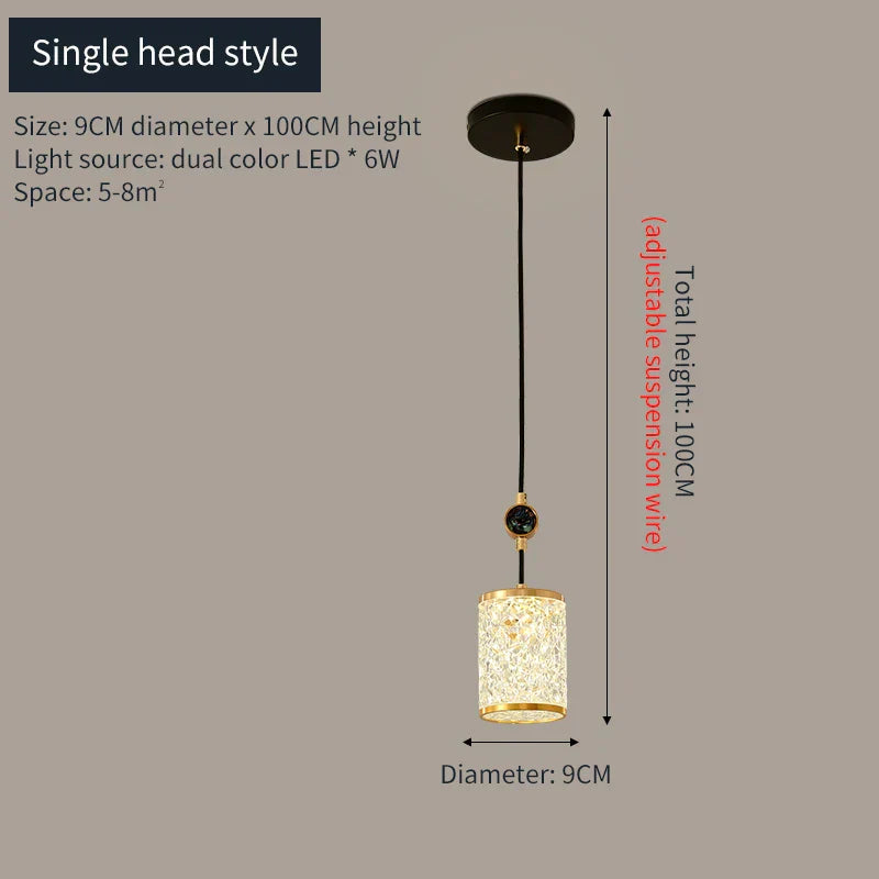 Rotating Chinese Style Stair Chandelier: High-End Villa Duplex Lamps