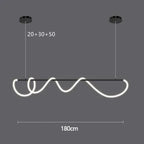 LED Long Hose Chandelier for Dining Room Kitchen Bar Pendant Lamp