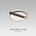 Modern Circle LED Ceiling Lamp for Bedroom Study Living Room Decor