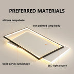Nordic LED Ceiling Lamp for Living Room Bedroom Study Indoor Decor