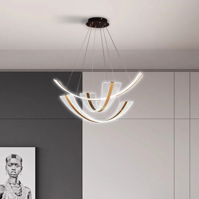Modern Indoor Pendant Light Chandelier Ceiling Lamp LED Decorative Dining Room Lighting