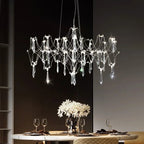 Starry Crystal Chandelier Ceiling Light for Luxury Living Spaces