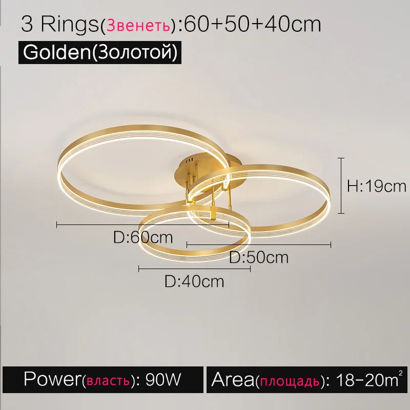 New Nordic Ceiling Lamp: Modern, Creative, Elegant Lighting for Bedroom and Living Room