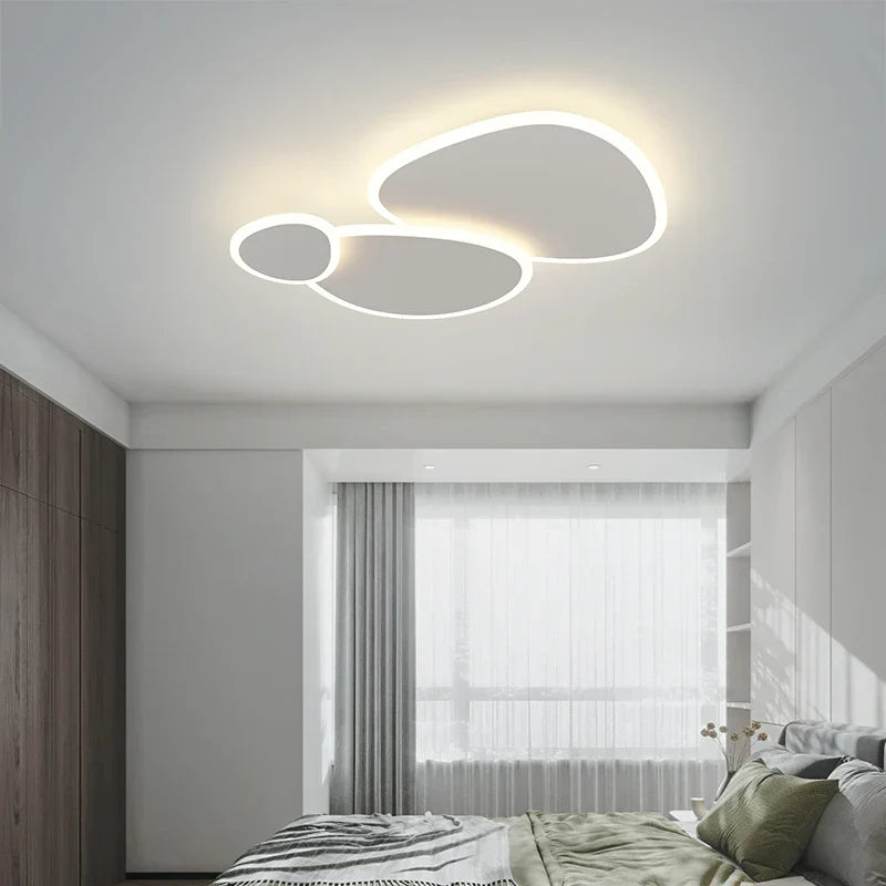 Modern Dimmable LED Ceiling Chandelier for Home Living Bedroom Study Room