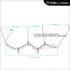 Necklace Pendant Light | Luxury Glass Ball Chandelier for Home