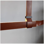 Minimalist Leather Pendant Lamp for Restaurants, Bars, and Tea Rooms