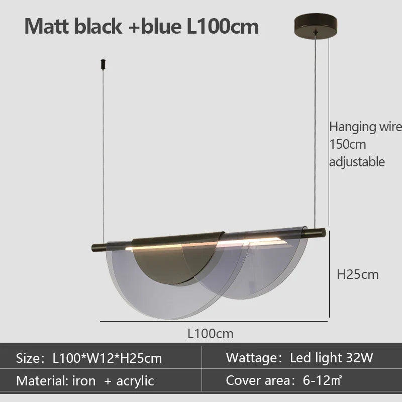 Nordic Minimalist LED Chandelier for Dining Room Table Pendant Lights