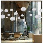 Glass Ball LED Pendant Light - Modern White Nordic Hanging Fixture