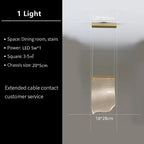 LED Light Ceiling Chandelier for Modern Home Decor & Ambient Lighting